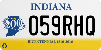 IN license plate 059RHQ