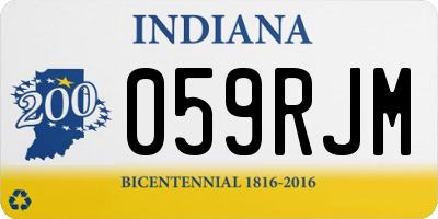 IN license plate 059RJM