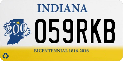 IN license plate 059RKB