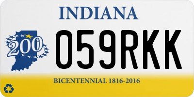 IN license plate 059RKK