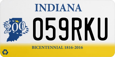 IN license plate 059RKU