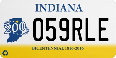 IN license plate 059RLE