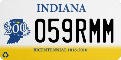 IN license plate 059RMM