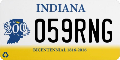 IN license plate 059RNG