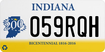 IN license plate 059RQH