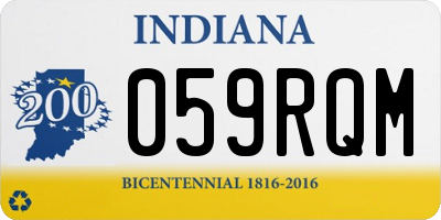 IN license plate 059RQM
