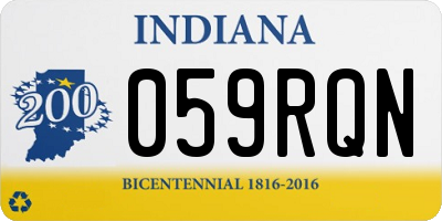IN license plate 059RQN