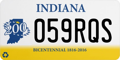 IN license plate 059RQS