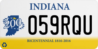 IN license plate 059RQU
