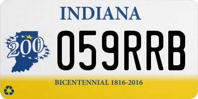 IN license plate 059RRB