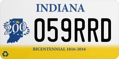 IN license plate 059RRD