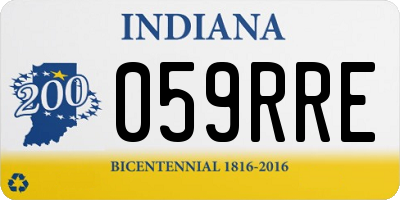 IN license plate 059RRE