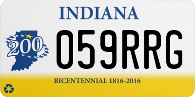 IN license plate 059RRG