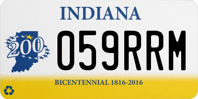 IN license plate 059RRM