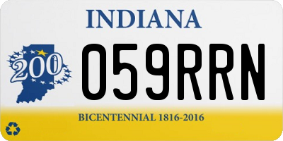 IN license plate 059RRN