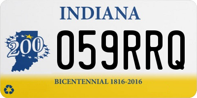 IN license plate 059RRQ
