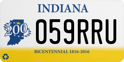 IN license plate 059RRU