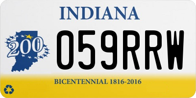 IN license plate 059RRW
