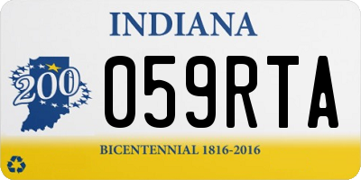 IN license plate 059RTA