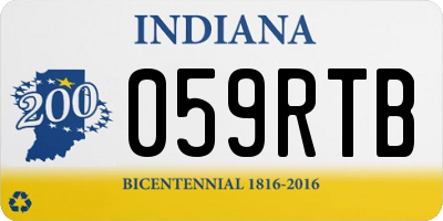 IN license plate 059RTB