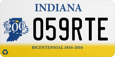 IN license plate 059RTE