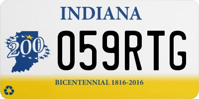 IN license plate 059RTG