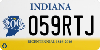 IN license plate 059RTJ
