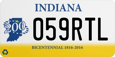 IN license plate 059RTL