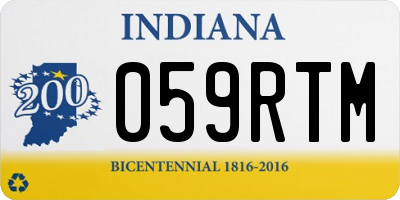 IN license plate 059RTM