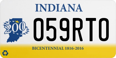 IN license plate 059RTO