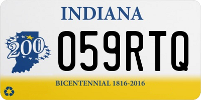 IN license plate 059RTQ