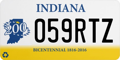 IN license plate 059RTZ