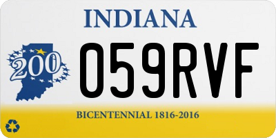 IN license plate 059RVF