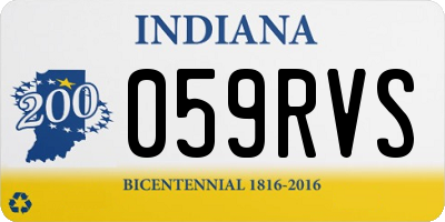 IN license plate 059RVS