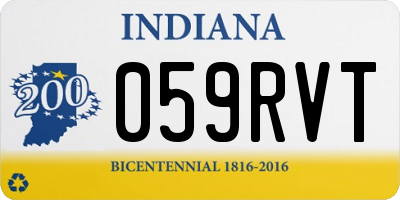 IN license plate 059RVT