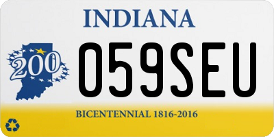 IN license plate 059SEU