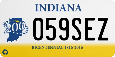IN license plate 059SEZ
