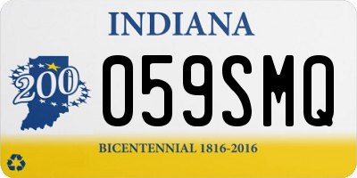 IN license plate 059SMQ