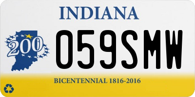 IN license plate 059SMW