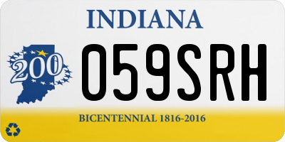 IN license plate 059SRH