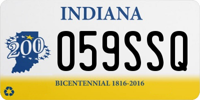 IN license plate 059SSQ