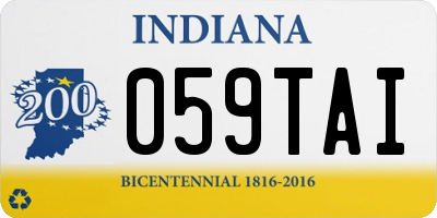 IN license plate 059TAI
