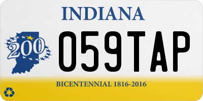 IN license plate 059TAP