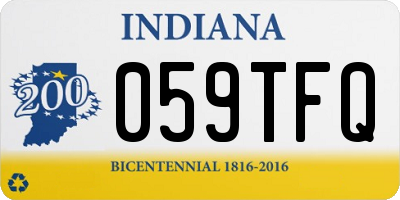 IN license plate 059TFQ