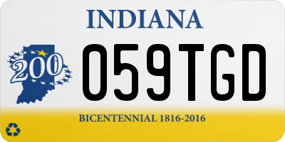 IN license plate 059TGD