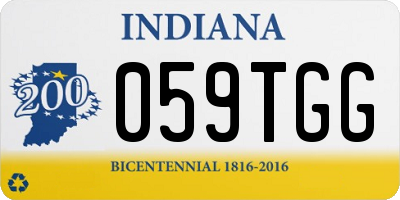 IN license plate 059TGG