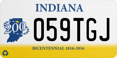 IN license plate 059TGJ