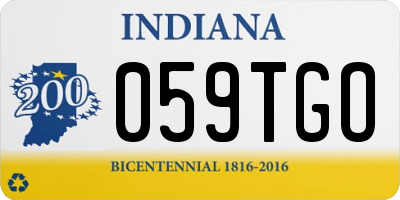 IN license plate 059TGO