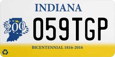 IN license plate 059TGP