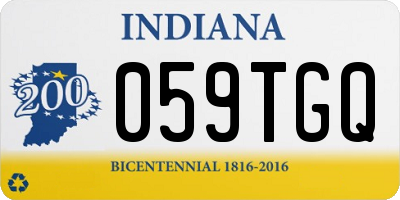 IN license plate 059TGQ
